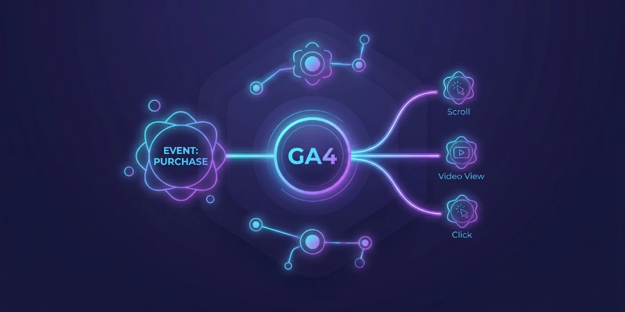 Google Analytics 4 for Website traffic and user behaviour tracking