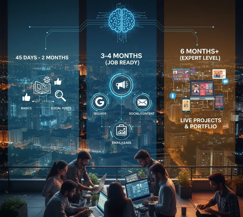 How Long Does It Take to Learn Digital Marketing in Mohali?