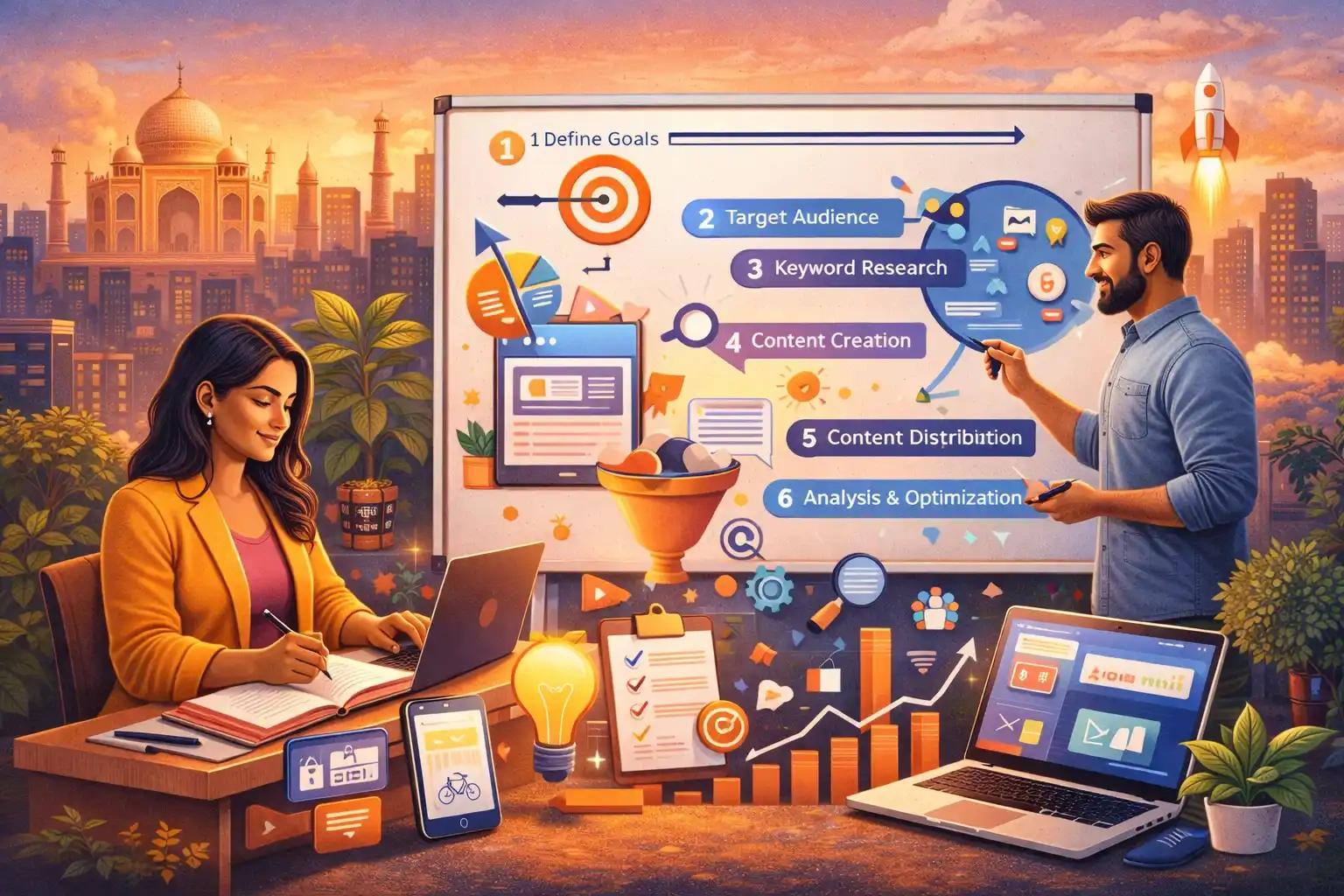 How to Create a Content Marketing Strategy in India (2026 Step-by-Step Guide)