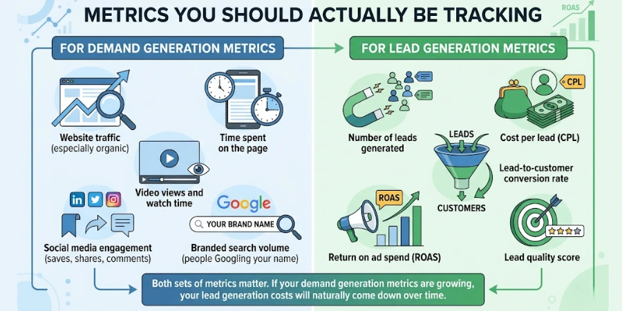 Metrics You Should Actually Be Tracking for Demand Generation and Lead Generation