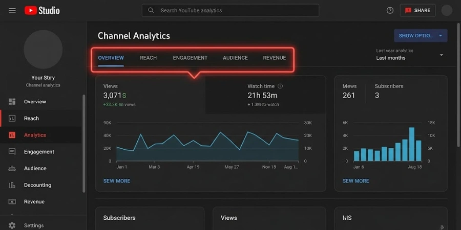 The Five Sections That Actually Matter in YouTube Analytics.webp