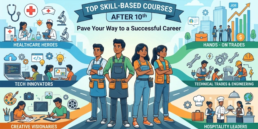 Top Skill-Based Courses After 10th That Lead to Jobs